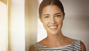 Young woman with a gorgeous healthy smile