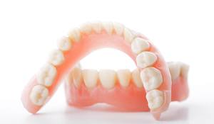 Full upper and lower dentures