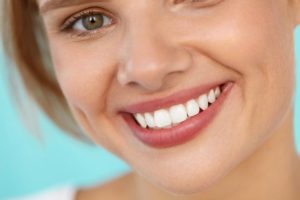 Woman with beautiful, white smile