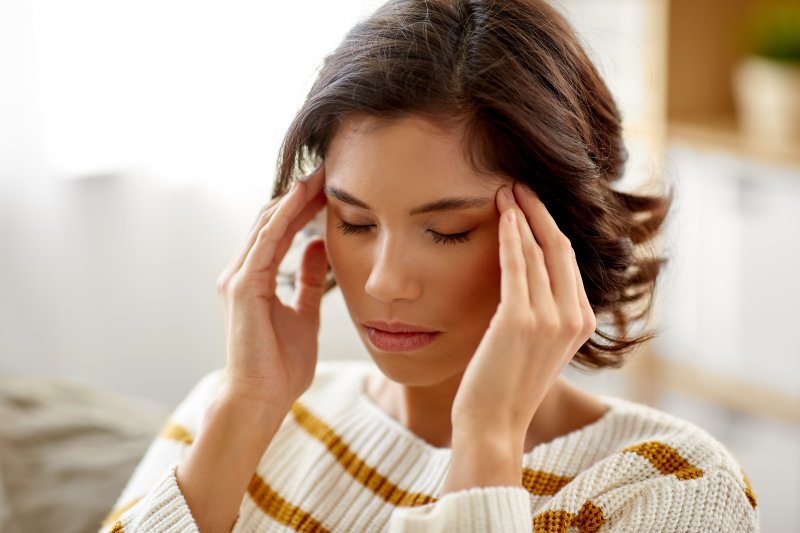 Woman experiencing chronic stress