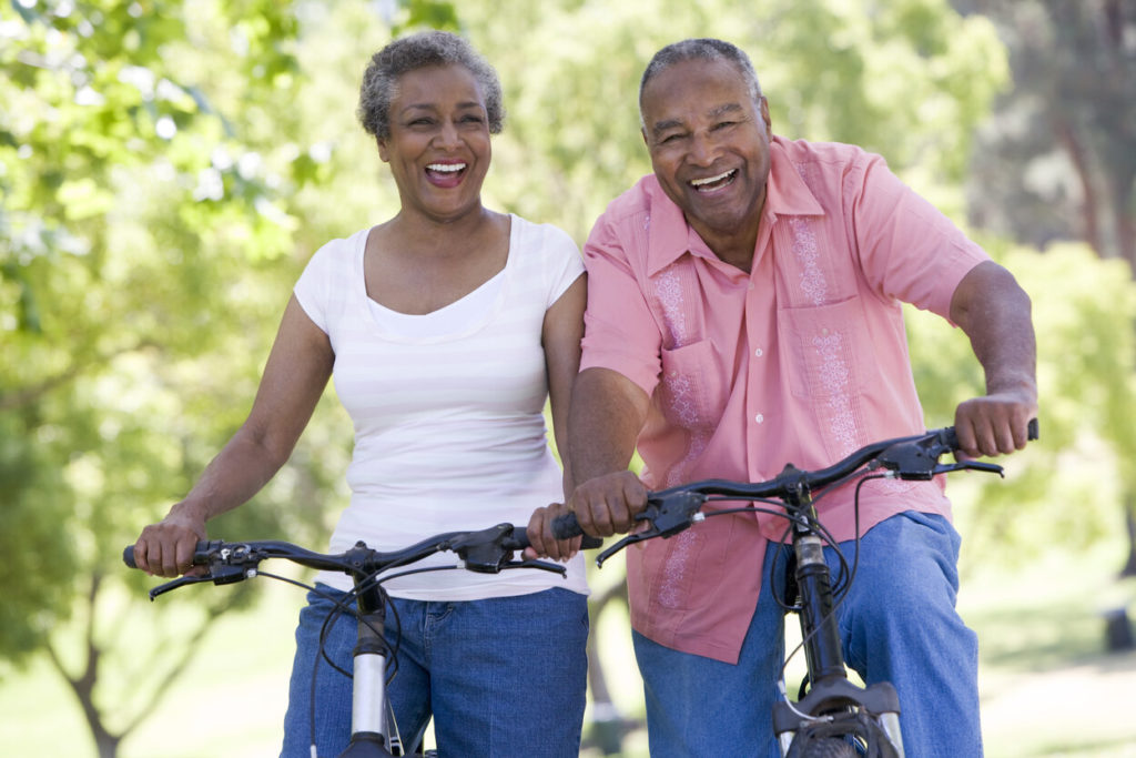 couple exercising to prevent gum disease in Wichita Falls